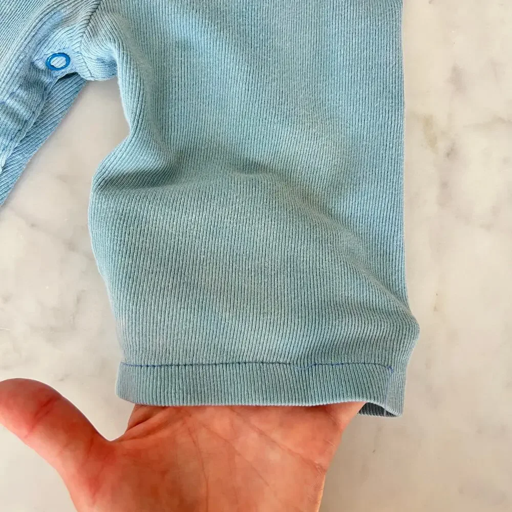 Vintage 70s 80s Baby Boy Lion Patch Overalls by Carter's / 9-12 Months
